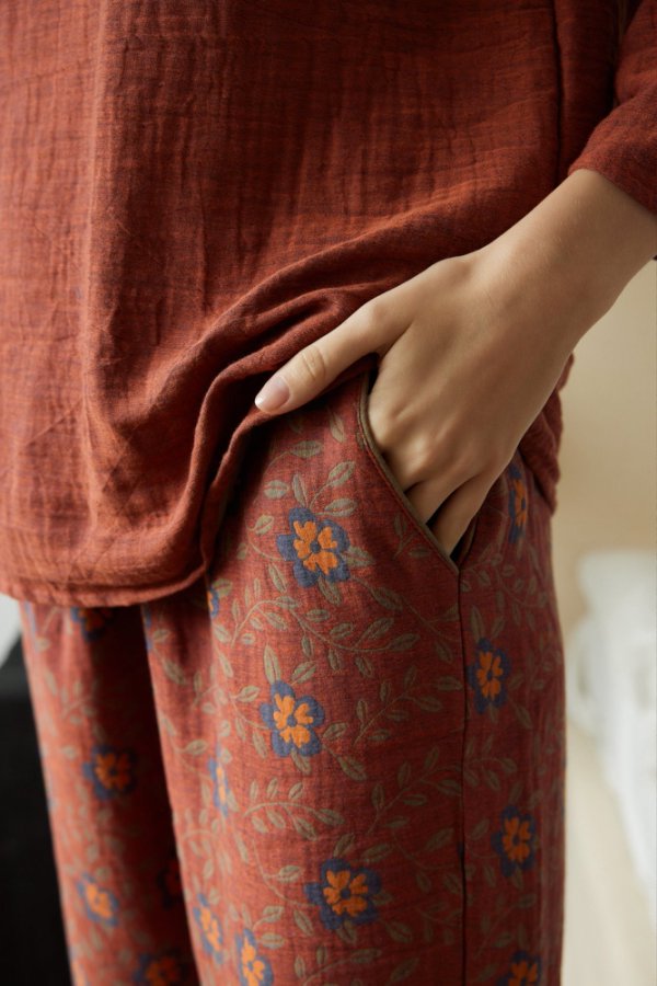 100% Organic Cotton Pajama set Fall