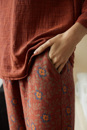 100% Organic Cotton Pajama set Fall