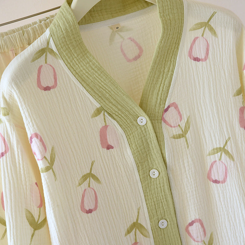 100% Cotton Women Pajama Set