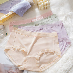 Modal Comfortable Cotton Women Mid-Rise Underwear 6 Packs